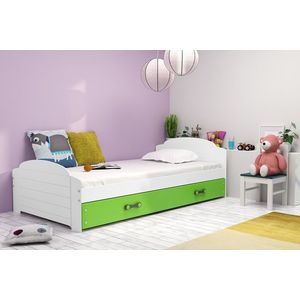 BMS Dětská postel LILI Barva: bílá / zelená obraz