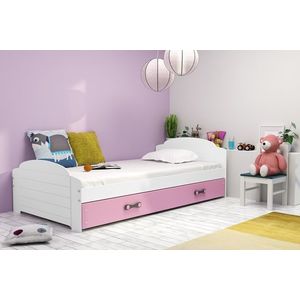 BMS Dětská postel LILI Barva: bílá / růžová obraz