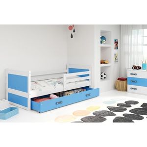 BMS Dětská postel RICO 1 | bílá 80 x 190 cm Barva: Modrá obraz
