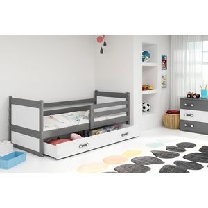 BMS Dětská postel RICO 1 | šedá 80 x 190 cm Barva: Bílá obraz