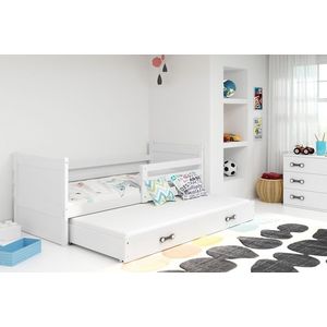 Dětská postel RICO 190x80 cm Bílá Borovice obraz