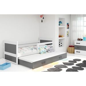 BMS Dětská postel s přistýlkou RICO 2 | bílá 80x190 cm Barva: Šedá obraz