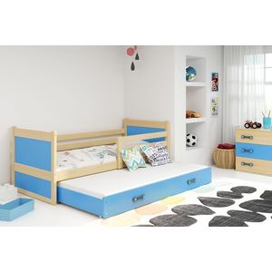 BMS Dětská postel s přistýlkou RICO 2 | borovice 80 x 190 cm Barva: Modrá obraz
