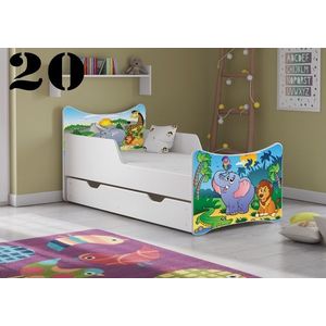 Detská posteľ SMB - zvieratá Provedení: Obrázek č.20 obraz