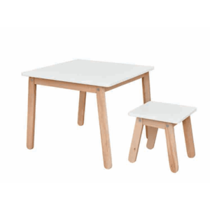 ArtBel Dětský set stůl & židle WOODY Barva: Bílá obraz