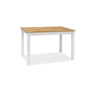 Jídelní stůl ADAM dub wotan/bílá obraz