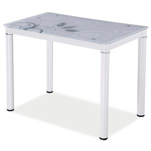 Signal Jídelní stůl Damar 80x60 Barva: Bílá obraz