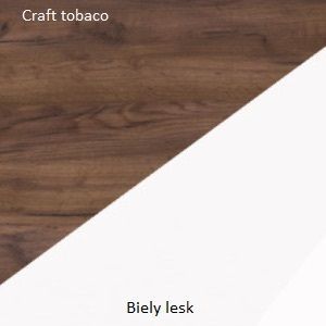 Craft tobaco / bílý lesk obraz
