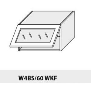 ArtExt Kuchyňská linka Brerra - lesk Kuchyně: Horní skříňka W4BS/60 WKF / rám v barvě dvířek (ŠxVxH) 60 x 36 x 32, 5 cm obraz