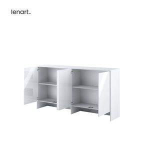 Dig-net nábytek Nástavec pro sklápěcí postel Lenart BED CONCEPT BC-11p | bílý lesk obraz
