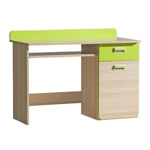 Dolmar Psací stolek CORNETO L10 Barva: Jasan coimbra / zelená obraz