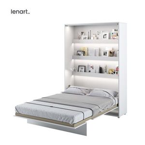 Dig-net nábytek Sklápěcí postel Lenart BED CONCEPT BC-01p | bílý lesk 140 x 200 cm obraz