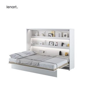 Dig-net nábytek Sklápěcí postel Lenart BED CONCEPT BC-04p | bílý lesk 140 x 200 obraz