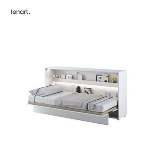 Dig-net nábytek Sklápěcí postel Lenart BED CONCEPT BC-06p | bílý lesk 90 x 200 cm obraz