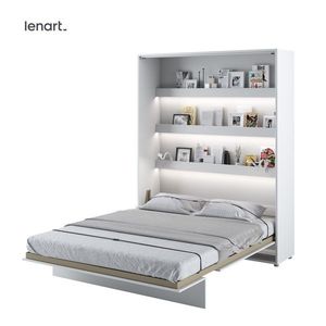 Dig-net nábytek Sklápěcí postel Lenart BED CONCEPT BC-12p | bílý lesk 160 x 200 cm obraz