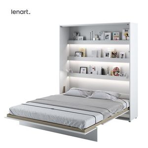 Dig-net nábytek Sklápěcí postel Lenart BED CONCEPT BC-13p | bílý lesk 180 x 200 cm obraz