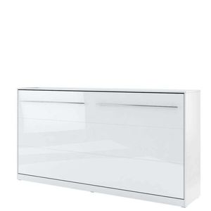Dig-net nábytek Sklápěcí postel Lenart CONCEPT PRO CP-06 | 90 x 200 cm Barva: bílý lesk / bílá obraz