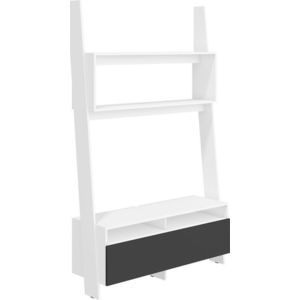 ArtCross TV stolek RACK| 09 Barva: Bílá / černý lesk obraz