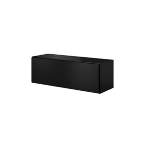 Artcam TV stolek ROCO RO-1 roco: korpus černý mat / okraj černý mat / dvířka černý mat obraz