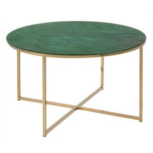ArtAct Konferenční stolek MELLISA 2 | zelený mramor obraz