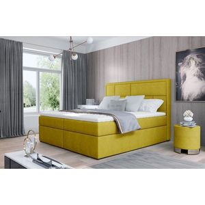 Artelta Manželská postel MERON Boxspring | 140 x 200 cm Barva: Omega 68 obraz