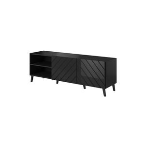Artcam TV stolek ABETO 150 Barva: černá / černý lesk obraz