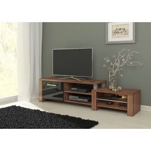 ArtCross TV stolek ORION Barva: Švestka / černý lesk obraz