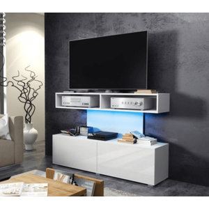 ArtCross TV STOLEK REX Barva: bílý lesk / bílá obraz