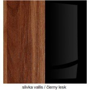 ArtCross TV STOLEK REX Barva: Švestka / černý lesk obraz