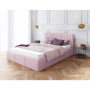 FDM Čalouněná manželská postel FRESIA | 140 x 200 cm Barva: Růžová obraz