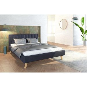 FDM Čalouněná manželská postel HEAVEN | 140 x 200 cm Barva: Černá obraz