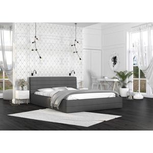 FDM Čalouněná manželská postel VIRGINIA | 160 x 200 cm Barva: Grafit obraz