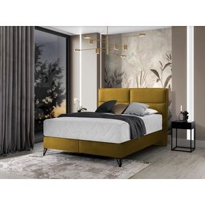 Artelta Manželská postel SAFIRO Boxspring | 140 x 200 cm Barva: Nube 45 obraz