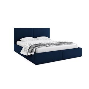 BMS Manželská postel HAILEY | bez matrace 140 x 200 cm Barva: Modrá obraz