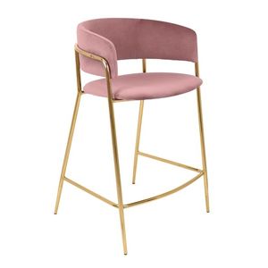ArtKing Barová židle DELTA 65 Barva: Růžová obraz