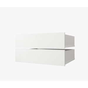 ArtAbiks Šatní skříň PARKIET | 100 x 200 cm barevné provedení: Bílé zásuvky obraz