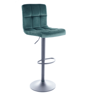 Signal Barová židle C-105 | Velvet Barva: Modrá / Bluvel 86 obraz