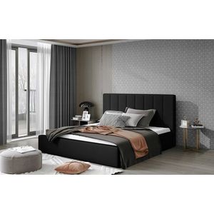 Artelta Manželská postel AUDREY s úložným prostorem | 140 x 200 cm Barva: Černá / Soft 11 obraz