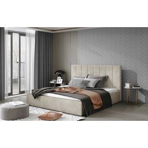 Artelta Manželská postel AUDREY s úložným prostorem | 180 x 200 cm Barva: Béžová / Dora 21 obraz