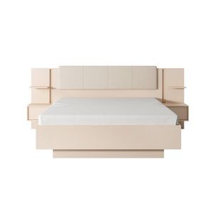 ArtLas Manželská postel DUST s nočními stolky | 160 x 200 cm Provedení: Postel s dřevěným roštem bez matrace obraz