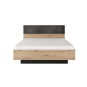ArtLas Manželská postel SEAL Provedení: Manželská postel s dřevěným roštem bez matrace obraz
