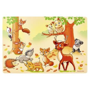 Dětské prostírání Zvířátka z lesa, 30x45 cm obraz
