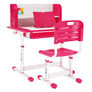 Rostoucí dětský stůl a židle ALEXIS Růžová, Rostoucí dětský stůl a židle ALEXIS Růžová obraz