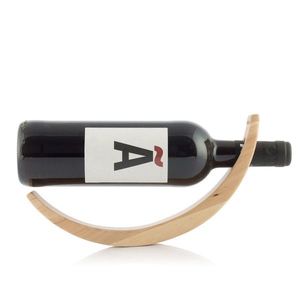 Dřevěný stojan na víno kolébka obraz