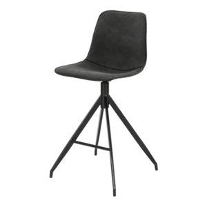 Barová židle MANOCU šedá/černá obraz