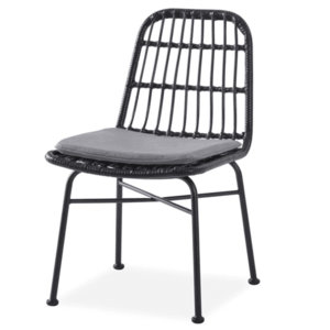Jídelní židle SCK-401 černá/šedá obraz