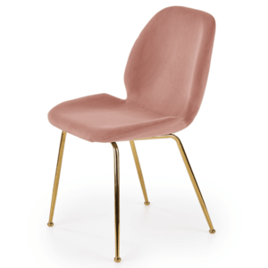 Jídelní židle SCK-381 růžová/zlatá obraz