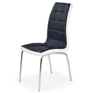 Jídelní židle SCK-186 černá/bílá obraz