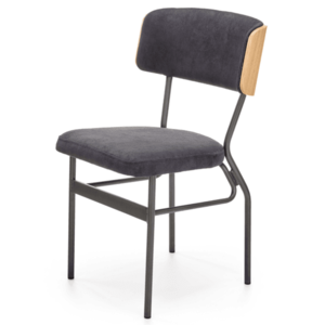 Jídelní židle SMORT dub/černá obraz