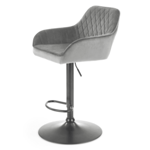 Barová židle SCH-103 šedá/černá obraz